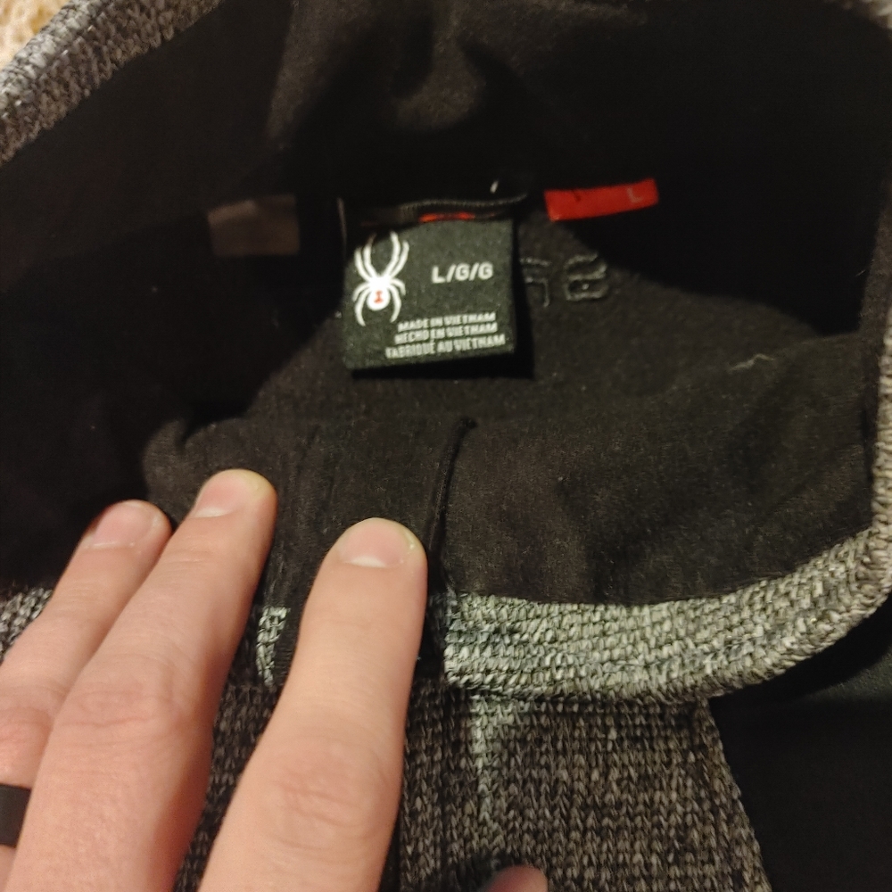 Spyder 1/4 Zip Pullover Size Large - image 3